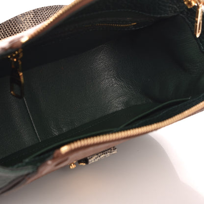 Louis Vuitton Ostrich Lizard Majestueux Shoulder Bag Vert 5 of 6