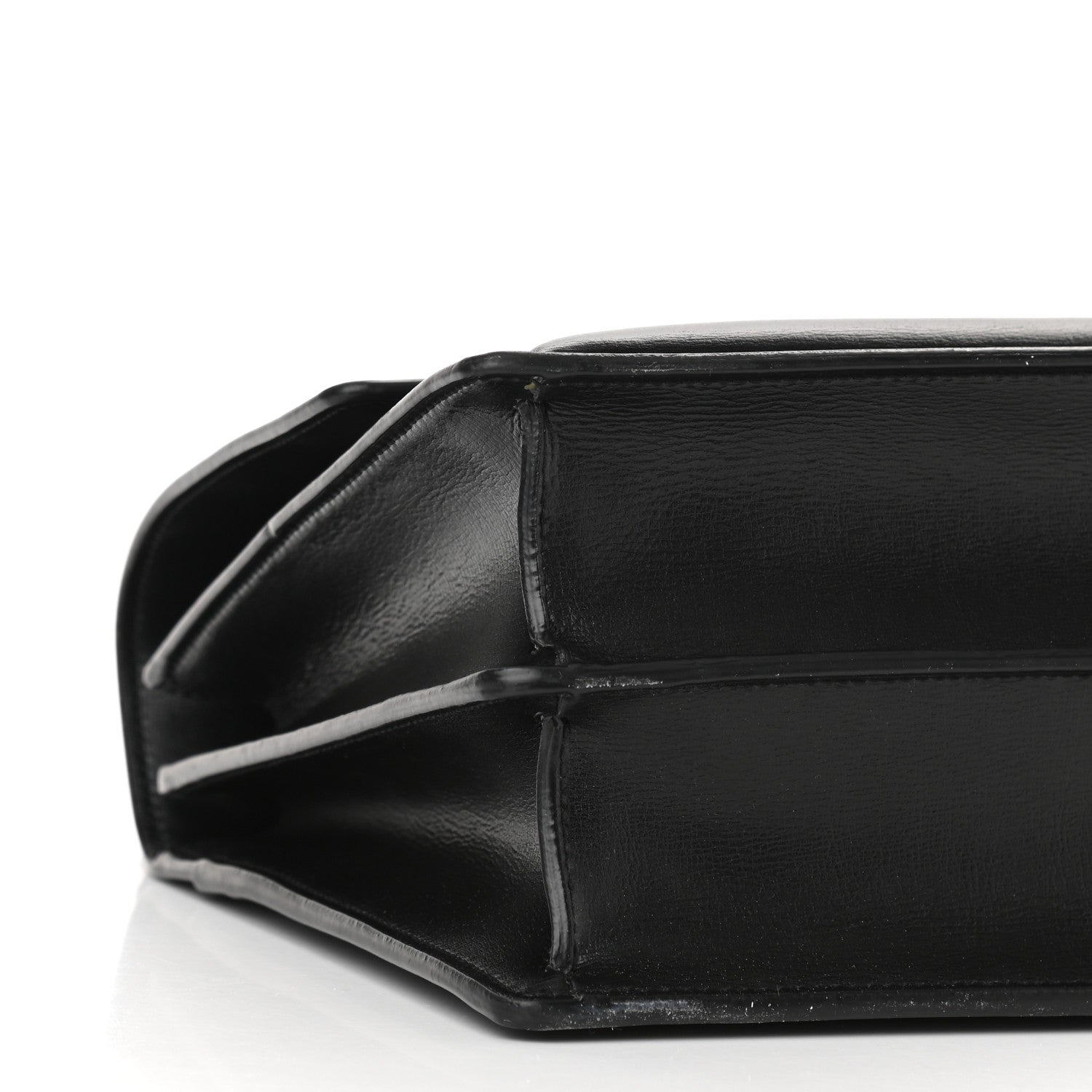 Saint Laurent Calfskin Large Monogram Monochrome Sunset Black 9 of 10