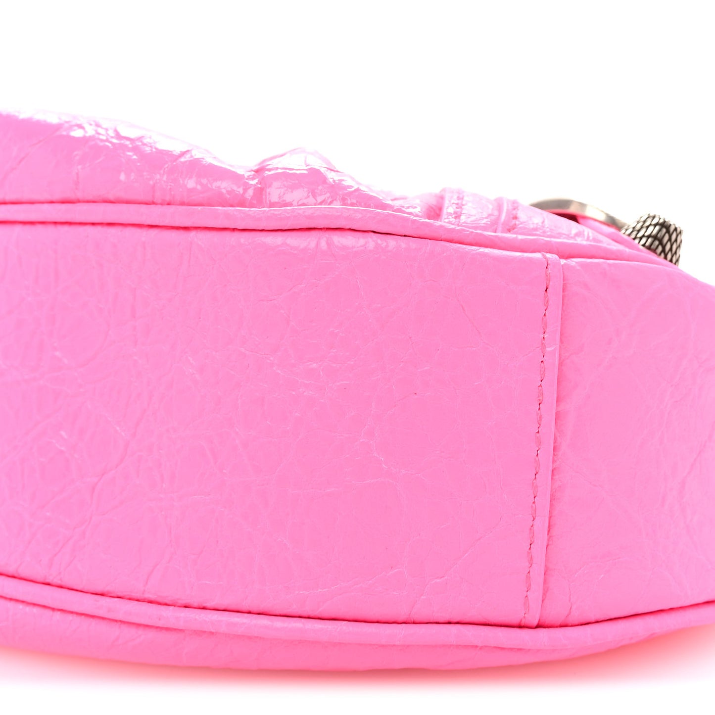 Agneau Arena Le Cagole Shoulder Bag XS Hot Pink Hot Pink