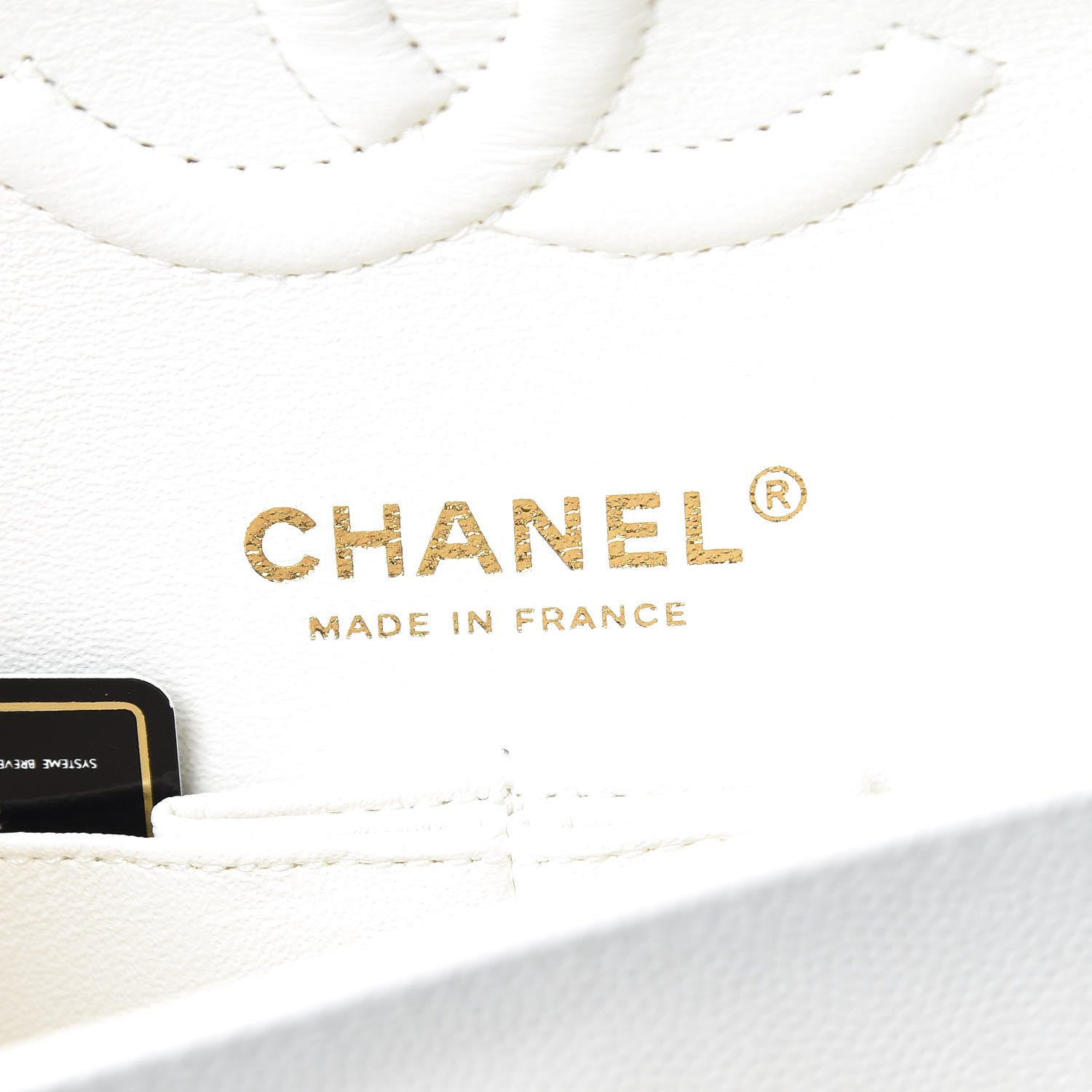 Chanel Caviar Quilted Medium Double Flap White 7 of 14