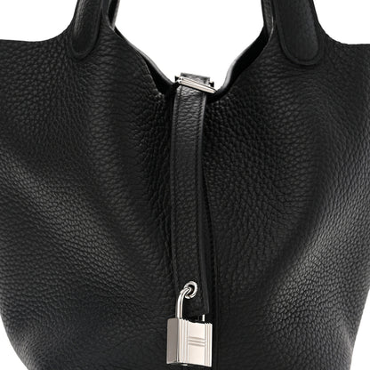 Hermes Taurillon Clemence Picotin Lock 18 PM Black 9 of 11