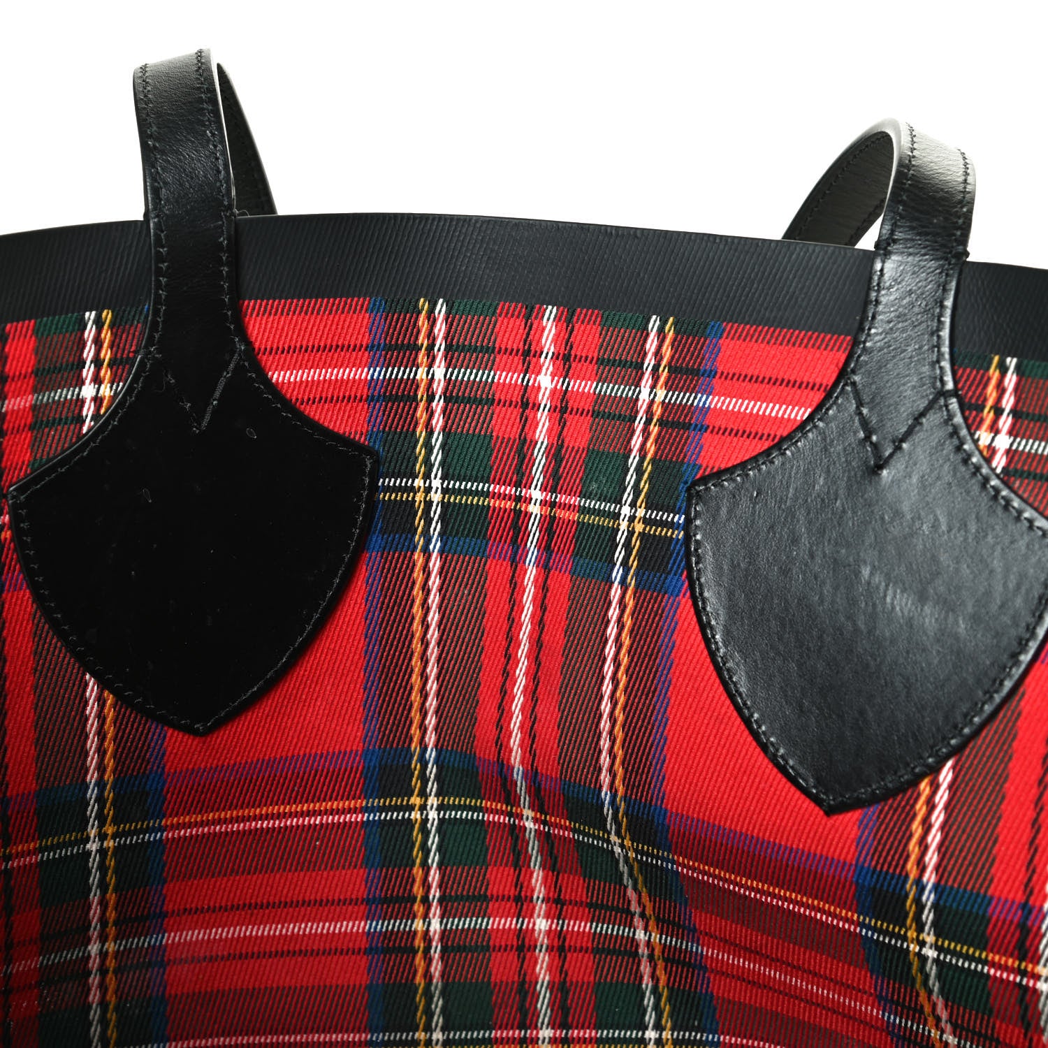Burberry Vintage Check Medium The Giant Reversible Tote Antique Yellow Bright Red 11 of 20