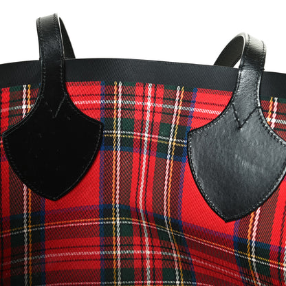 Burberry Vintage Check Medium The Giant Reversible Tote Antique Yellow Bright Red 11 of 20