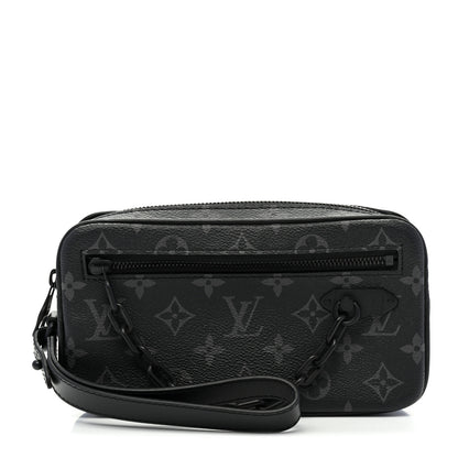 Louis Vuitton Monogram Eclipse Pochette Volga 1 of 6