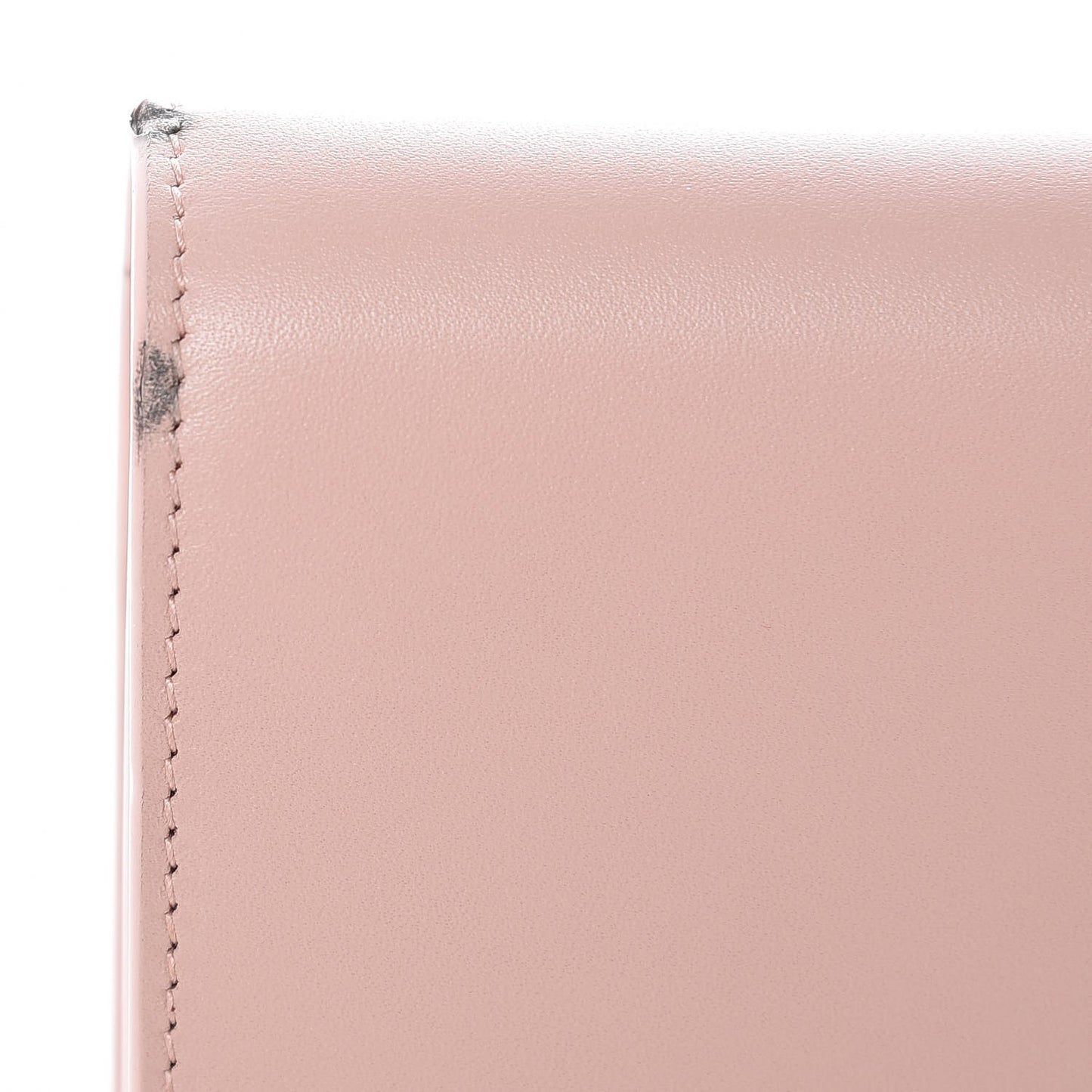 Smooth Calfskin Classic Monogram Kate Tassel Chain Wallet Pale Pink