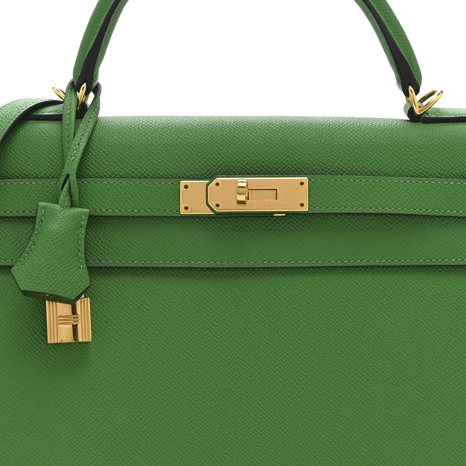 Hermes Epsom Kelly Sellier 32 Bamboo Bamboo 8 of 10