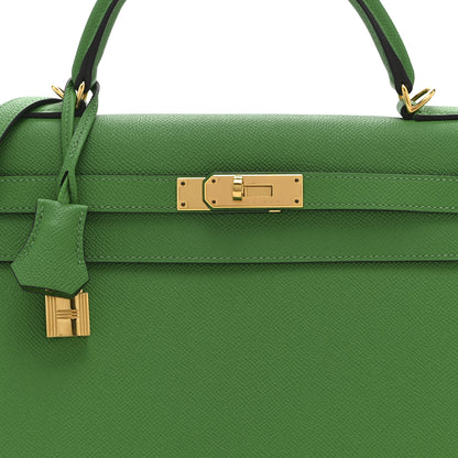 Hermes Epsom Kelly Sellier 32 Bamboo Bamboo 8 of 10