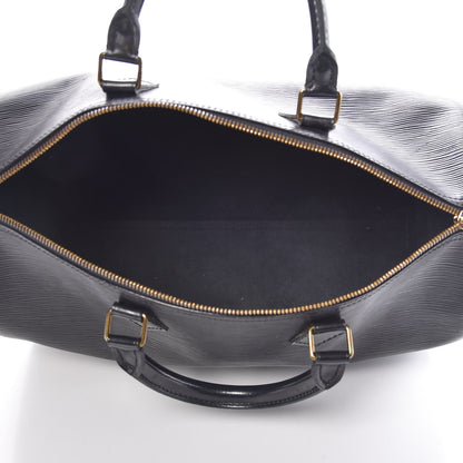 Louis Vuitton Epi Speedy 35 Black 5 of 19