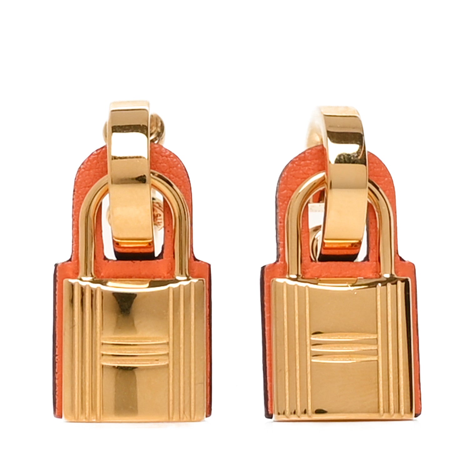 Hermes Swift O'Kelly Earrings Gold 1 of 7