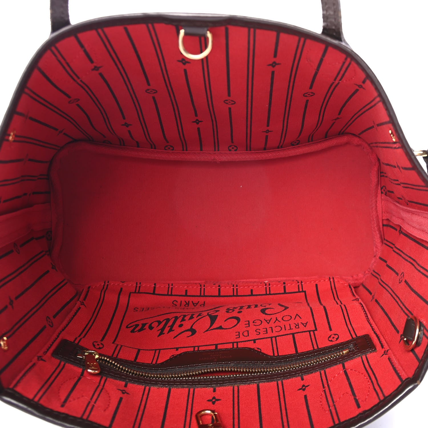 Louis Vuitton Damier Ebene Neverfull PM 4 of 4