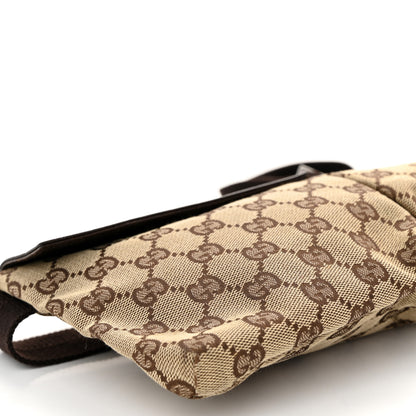 Gucci GG Monogram Double Pocket Belt Bag Dark Brown 12 of 15