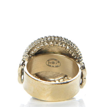 Chanel CC Camellia Ring 5 Gold 3 of 5