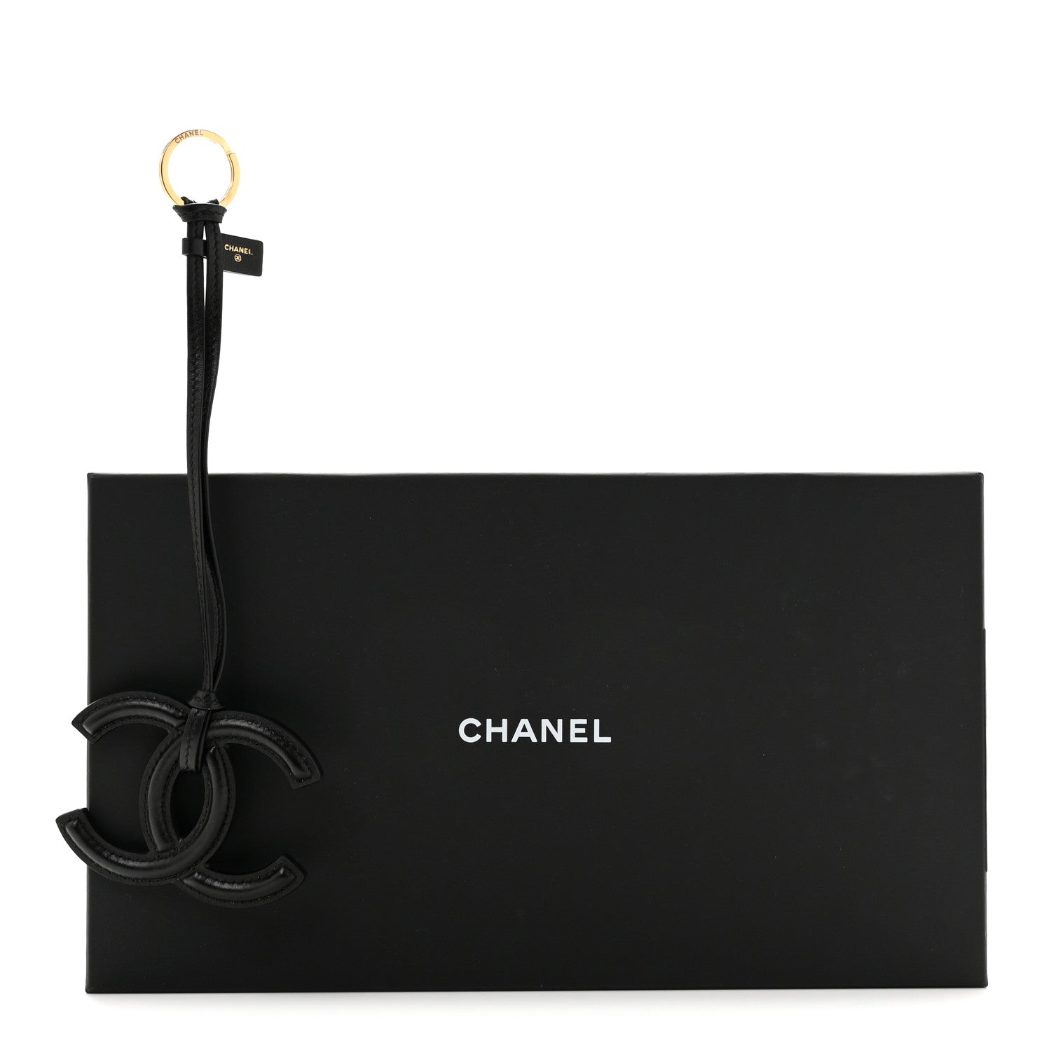 Chanel Lambskin Mini CC Bag Charm Black 7 of 7