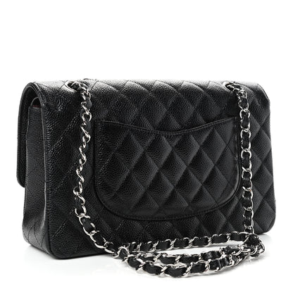 Chanel Caviar Quilted Medium Double Flap Black 2 of 4