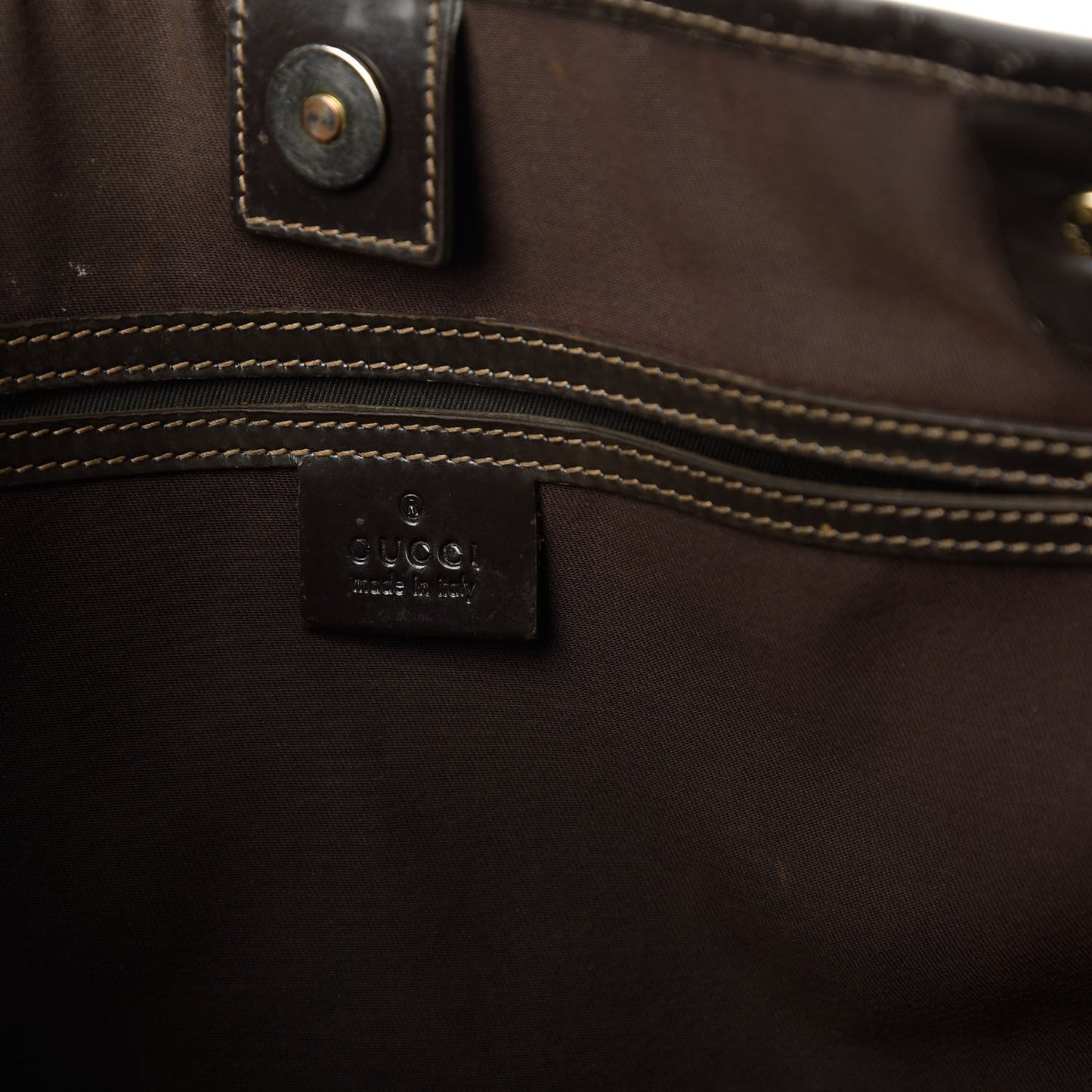 GG Plus Monogram Medium Joy Tote Brown