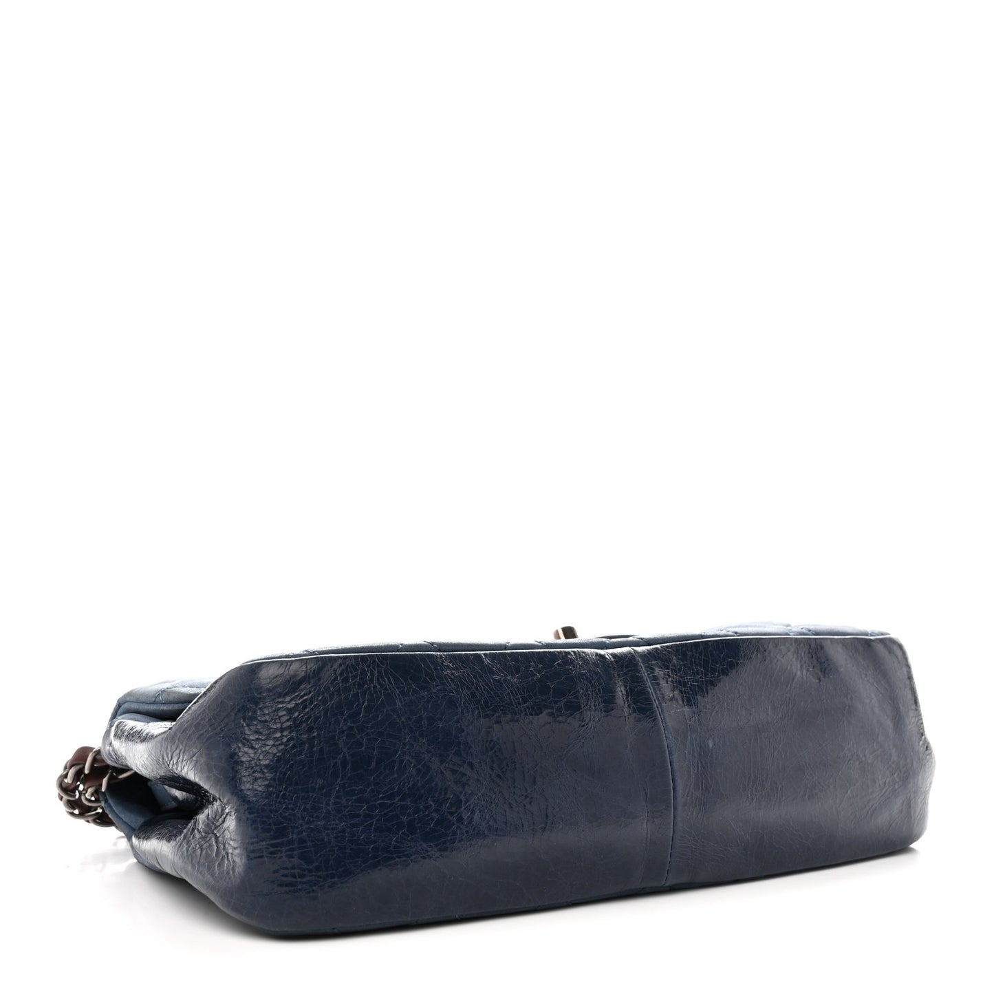 Iridescent Calfskin Medium In The Mix Flap Blue