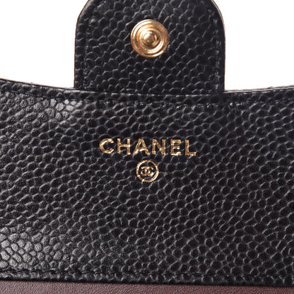 Chanel Caviar Quilted Compact Flap Wallet Black 6 of 16