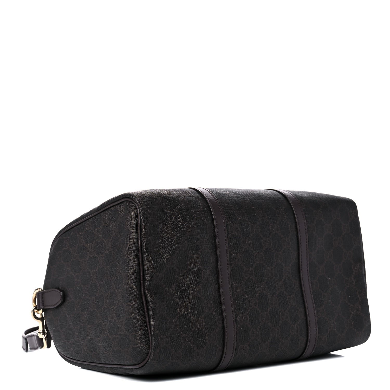 Gucci GG Supreme Monogram Medium Nice Boston Dark Brown 4 of 20