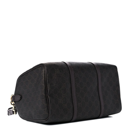 Gucci GG Supreme Monogram Medium Nice Boston Dark Brown 4 of 20
