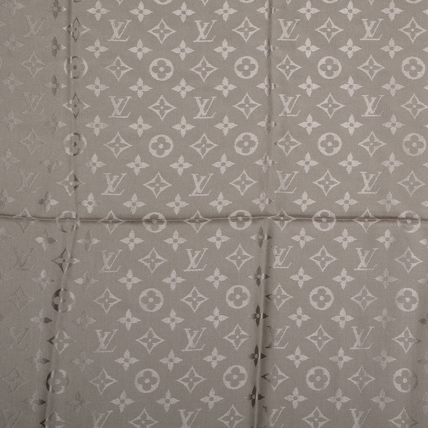 Silk Wool Monogram Shawl Verone