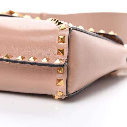 Valentino Garavani Vitello Rockstud Hype Shoulder Bag Rose Cannelle 10 of 12