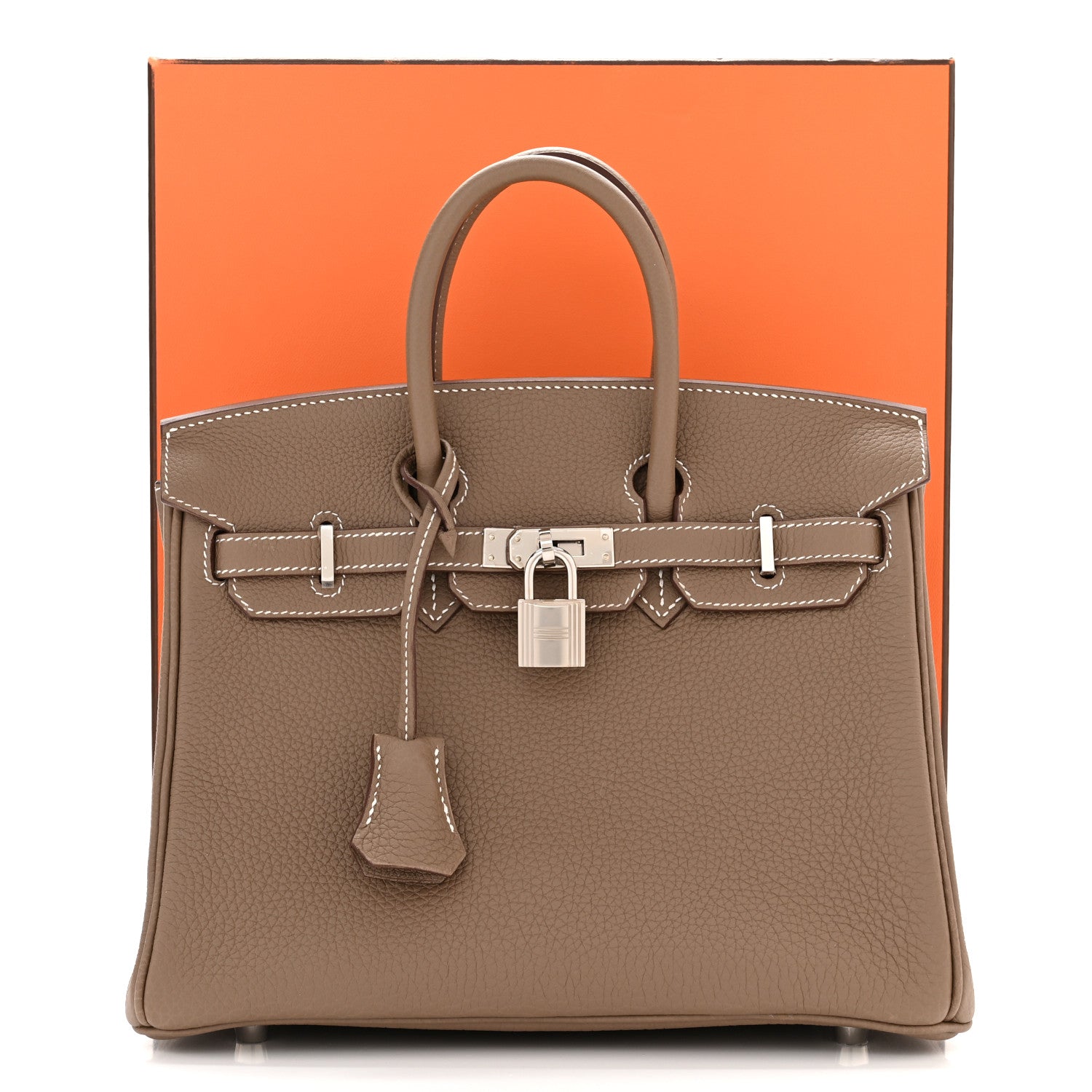 Hermes Togo Birkin 25 Etoupe 11 of 11