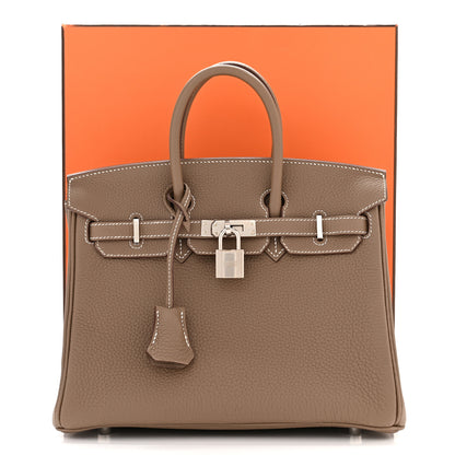 Hermes Togo Birkin 25 Etoupe 11 of 11