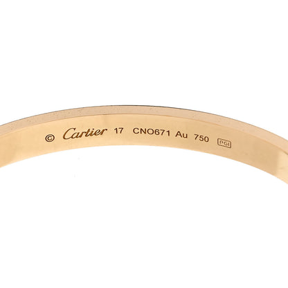 Cartier 18K Yellow Gold LOVE Bracelet 17 6 of 8