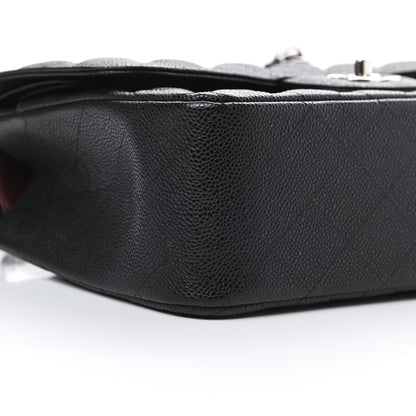 Chanel Caviar Quilted Jumbo Double Flap Black 9 of 11