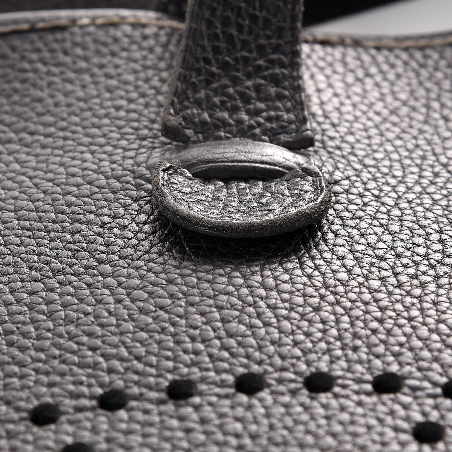 Hermes Taurillon Clemence Evelyne II GM Black 10 of 16