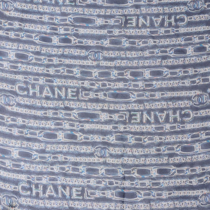 Chanel Silk CC Chain Square Scarf 2 of 3
