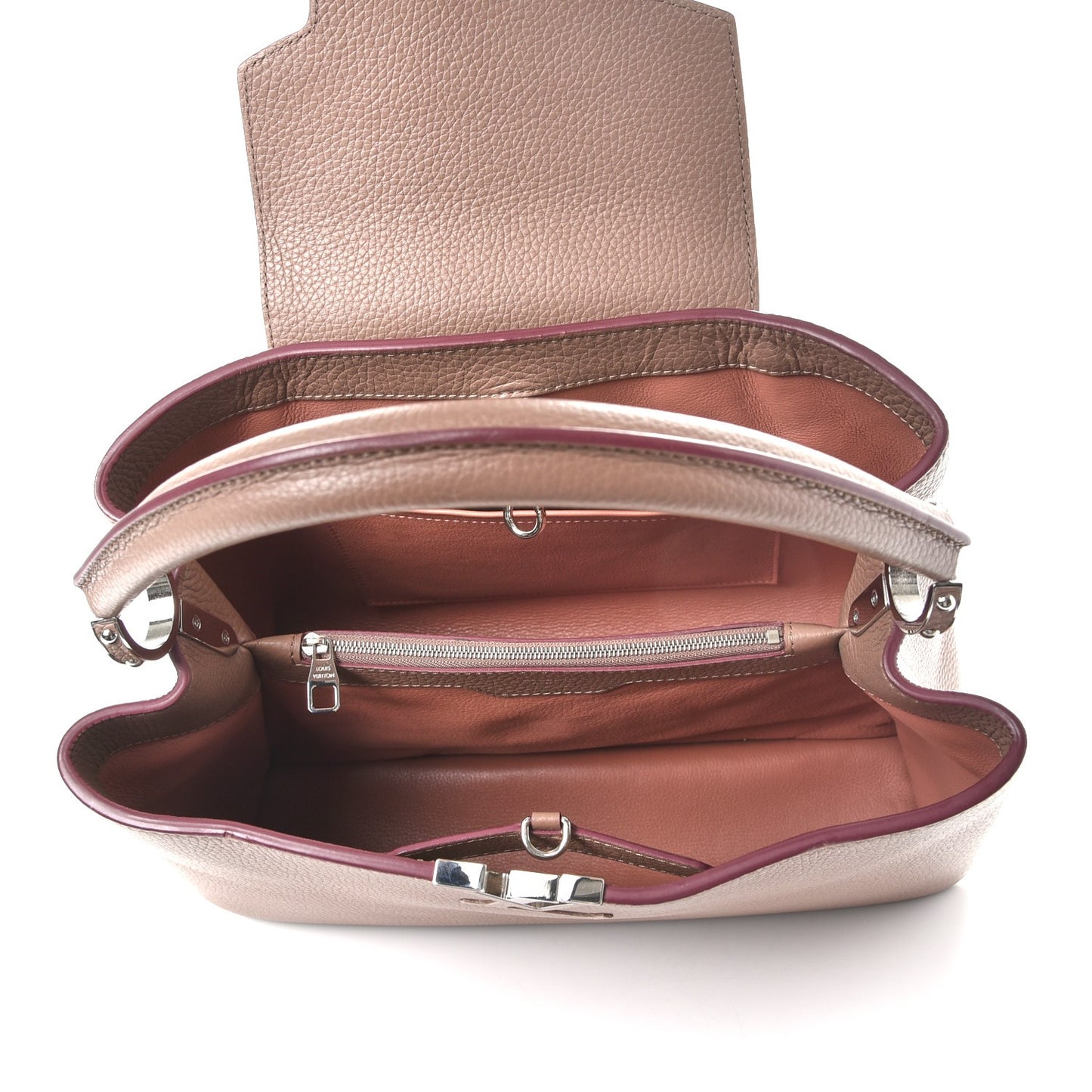 Taurillon Capucines MM Taupe