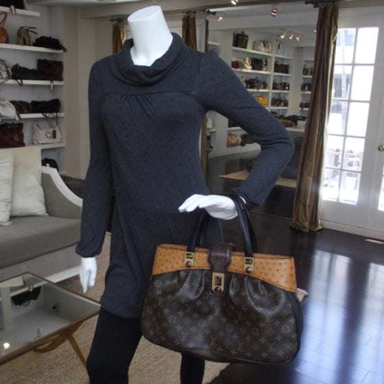 Louis Vuitton Monogram Ostrich Oskar Waltz 2 of 9