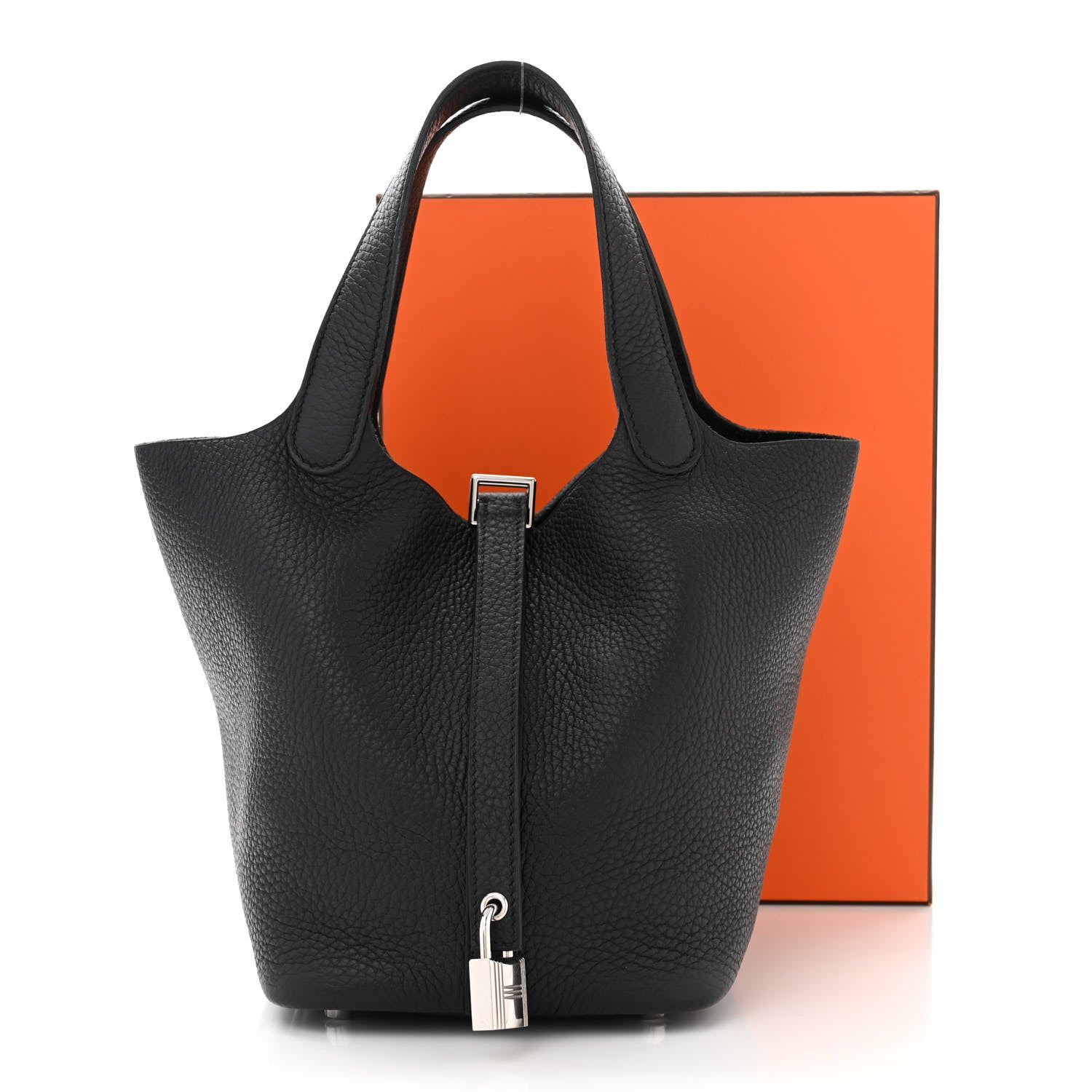 Hermes Taurillon Clemence Picotin Lock 18 PM Black 11 of 11