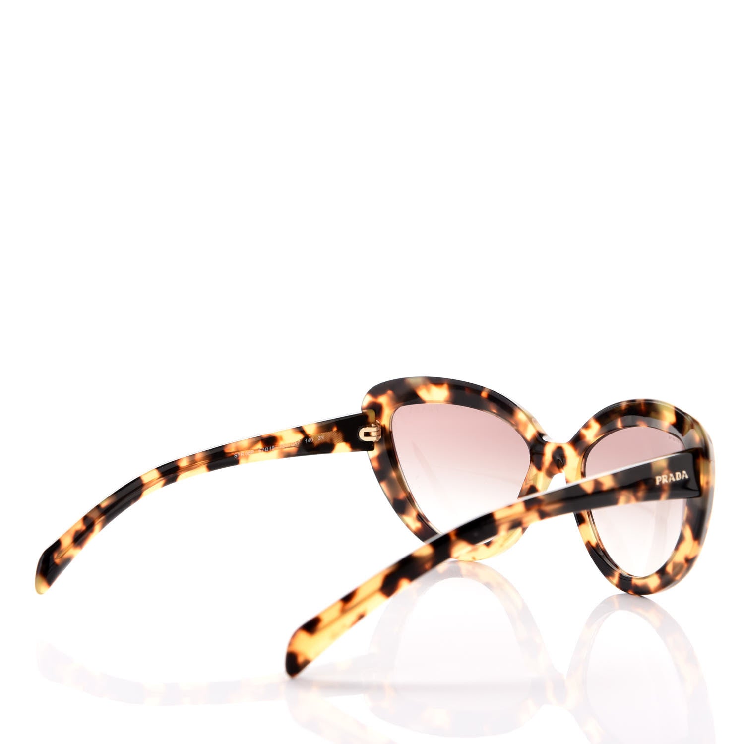 Prada Cat Eye Sunglasses SPR 08R Tortoise 4 of 7