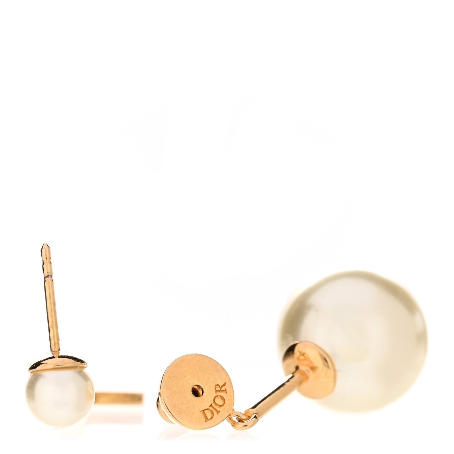 Pearl My ABCDior L Tribale Earring Gold