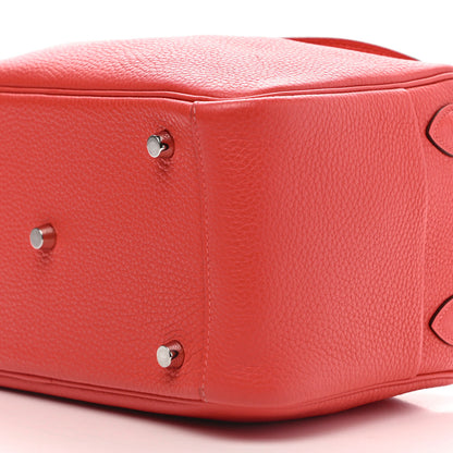 Hermes Taurillon Clemence Lindy 26 Rose Jaipur 10 of 14