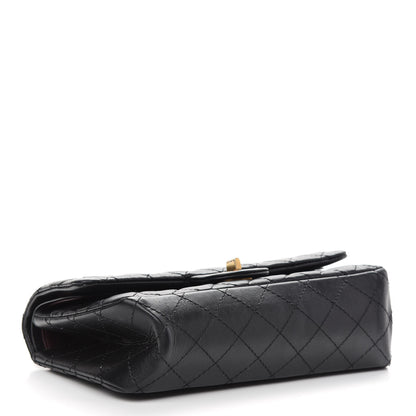 Chanel Aged Calfskin Quilted 2.55 Reissue 225 Flap Black 4 of 9