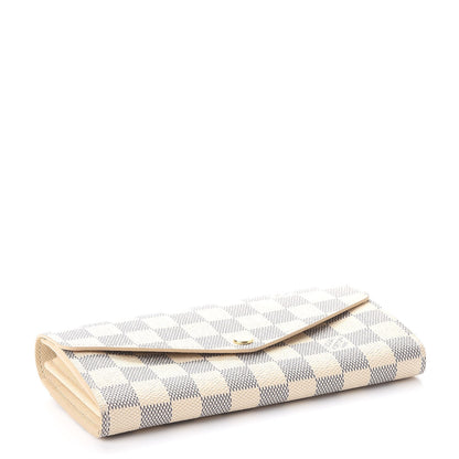 Louis Vuitton Damier Azur Sarah Wallet NM 4 of 7
