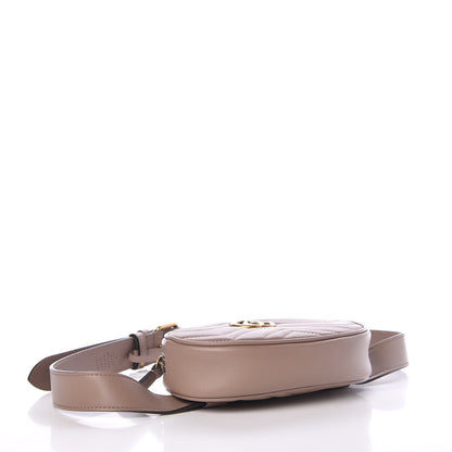 Gucci Calfskin Matelasse GG Marmont Belt Bag 85 34 Porcelain Rose 4 of 7