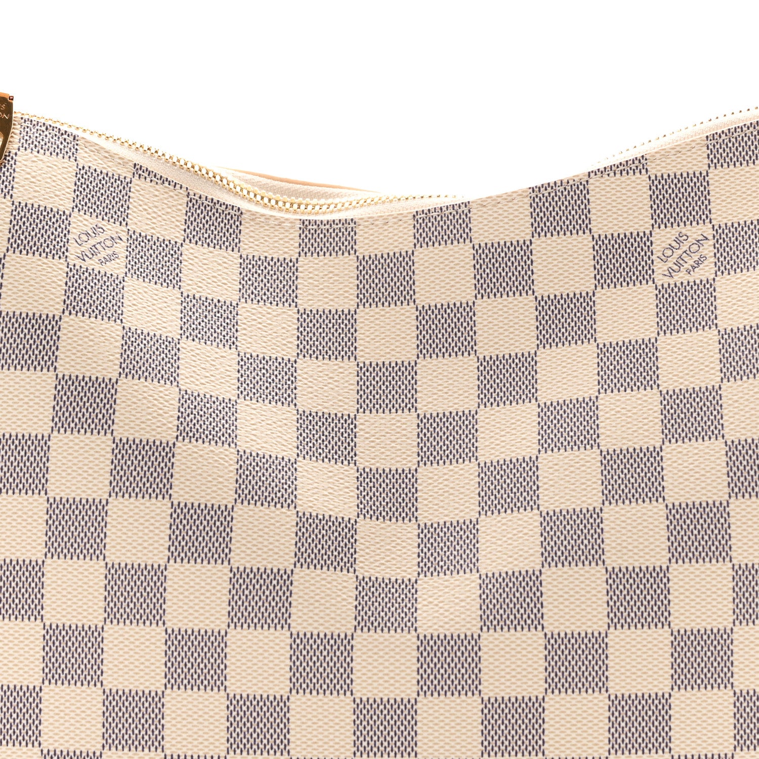 Louis Vuitton Damier Azur Slouchy PM Rose Ballerine 7 of 9
