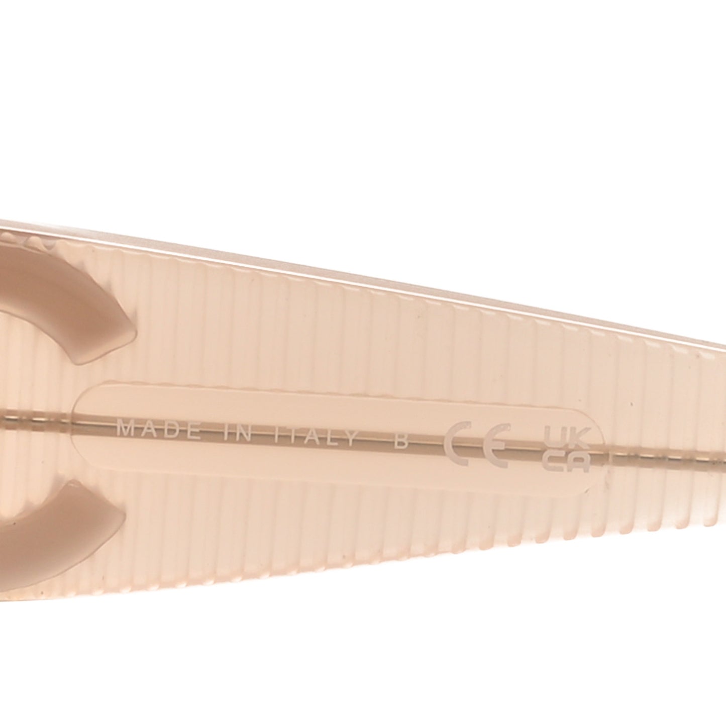 Transparent Acetate Shield Sunglasses 5495 Light Pink