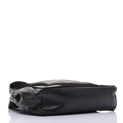 Balenciaga Agneau Stadio Ruban Viscose Navy Cabas Tote XS Black 4 of 16