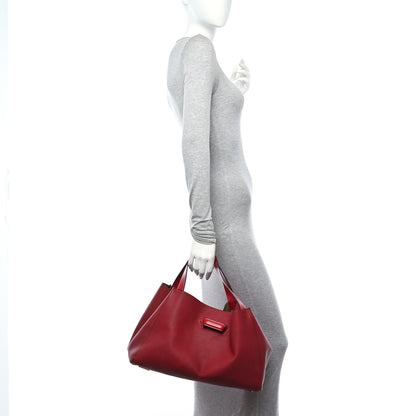Loewe Calfskin Barcelona Tote Scarlet Red 2 of 21
