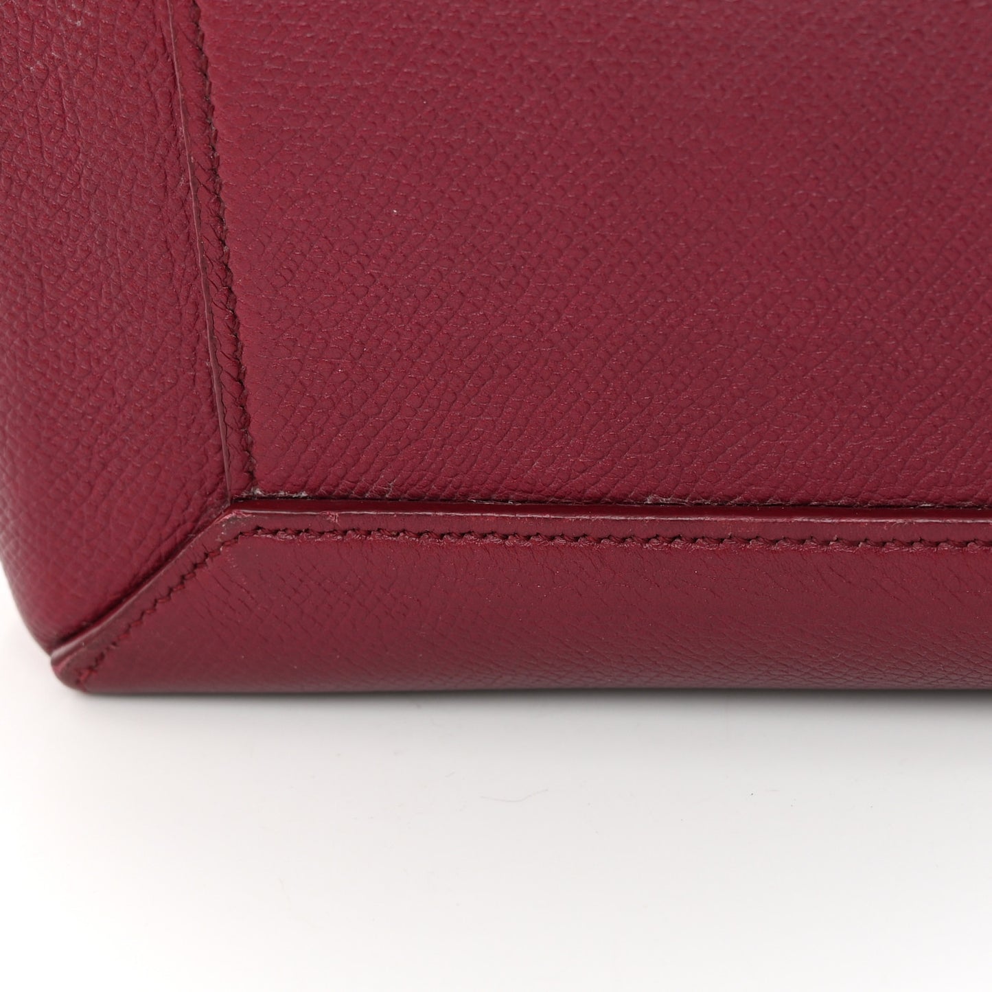 Grained Calfskin Micro Belt Bag Plum