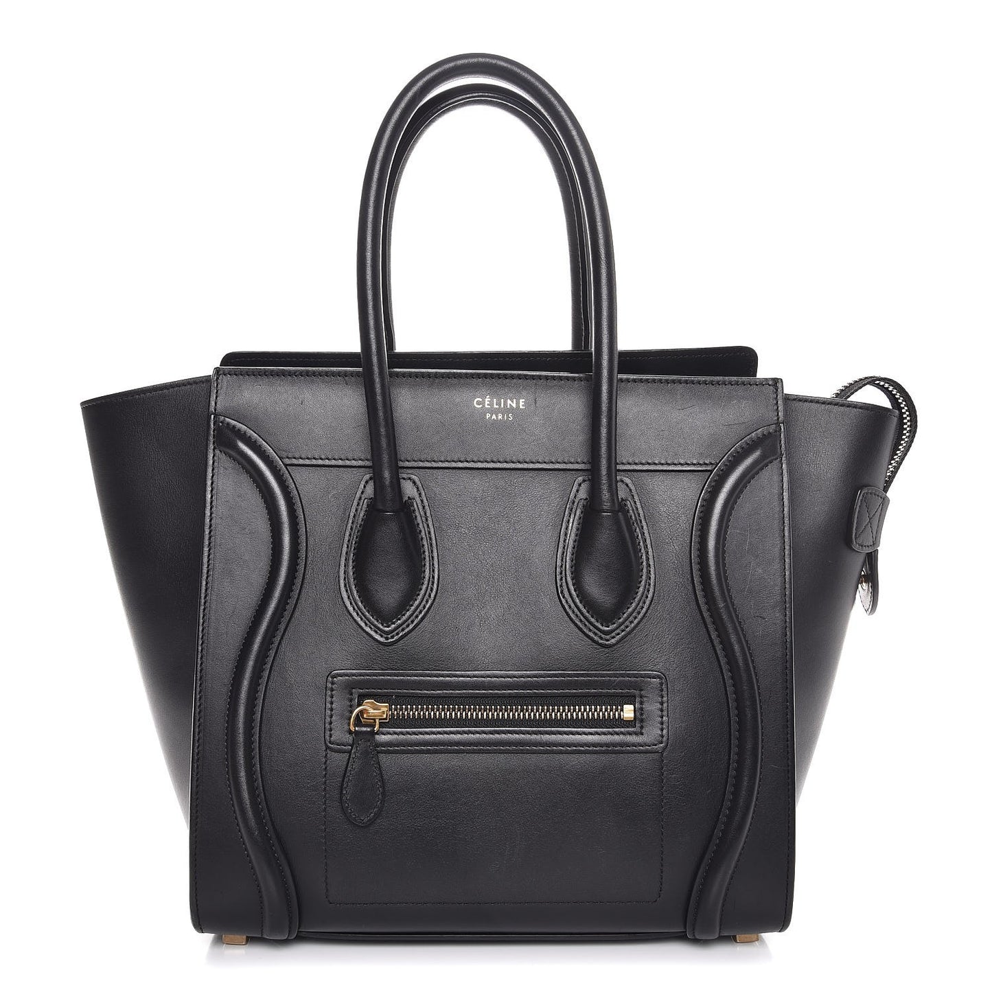 Smooth Calfskin Micro Luggage Black