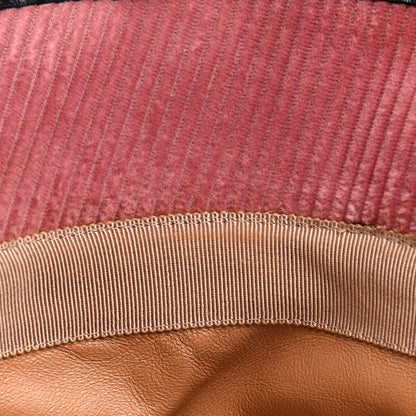 Gucci Lanzo Stretch Cord Azalea Calfskin Horsebit Bob Mulina Bucket Hat XL Lipstick Rose Blue 7 of 10