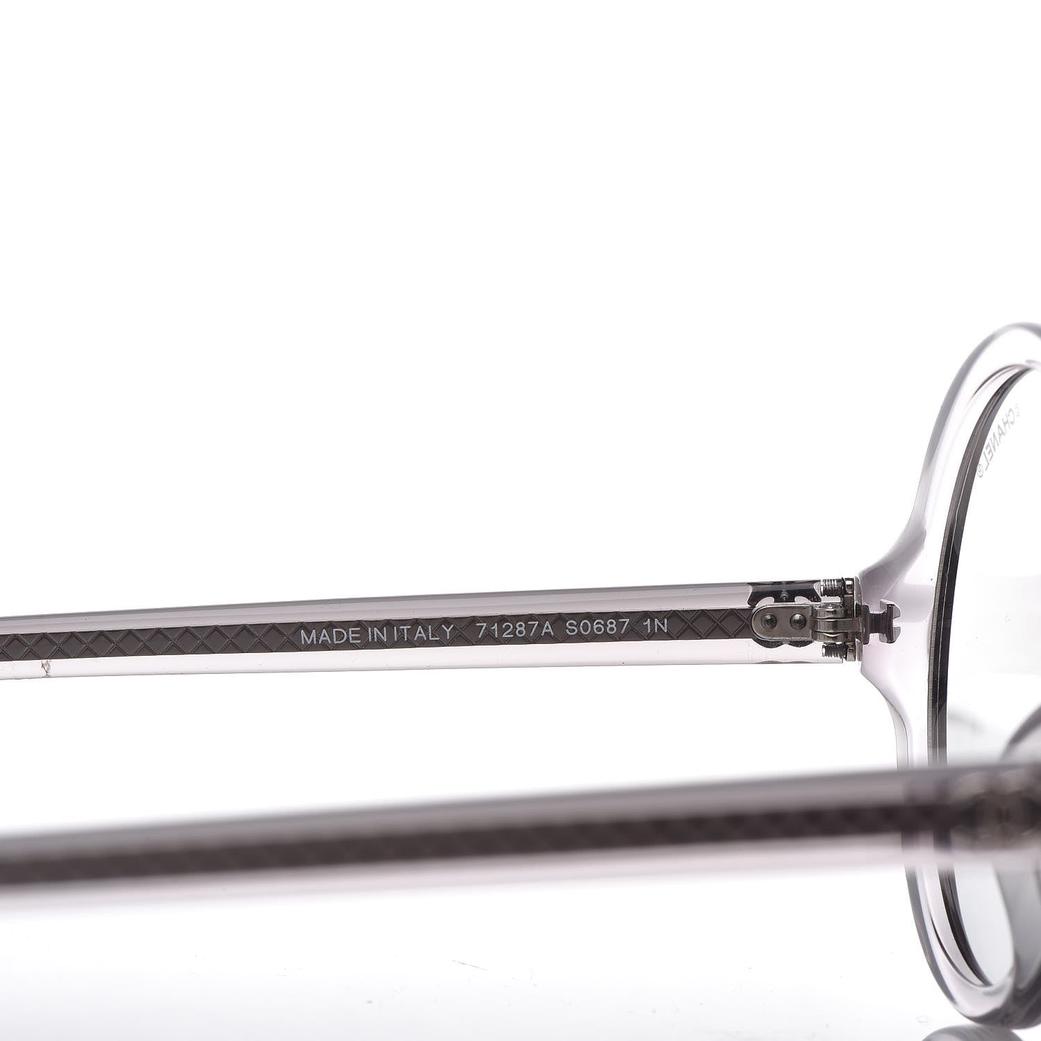 Chanel Acetate Round Sunglasses 4220 Grey 5 of 7