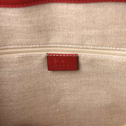 Gucci Soft Microguccissima Dome Satchel Red 8 of 10
