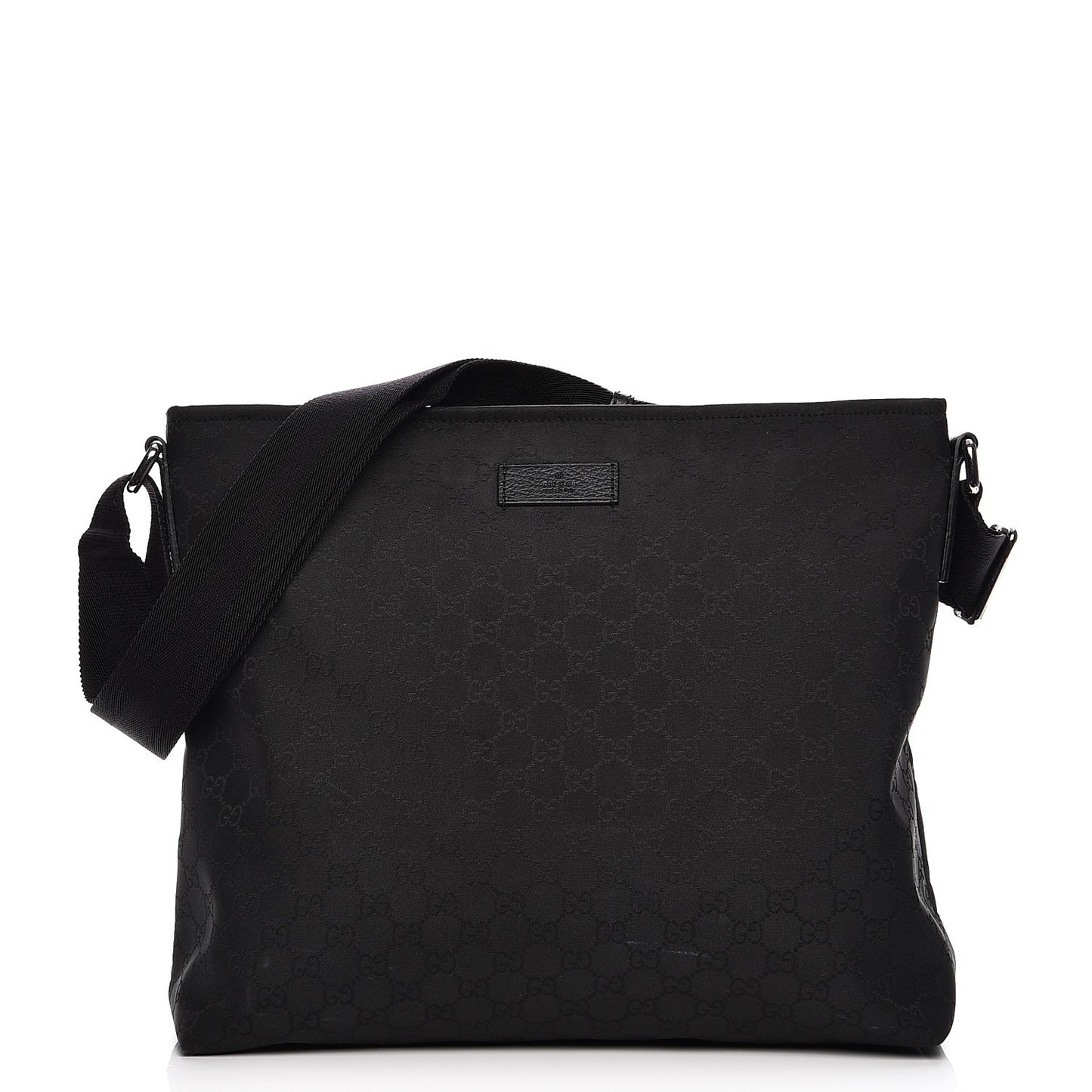 Nylon Monogram Large Messenger Black